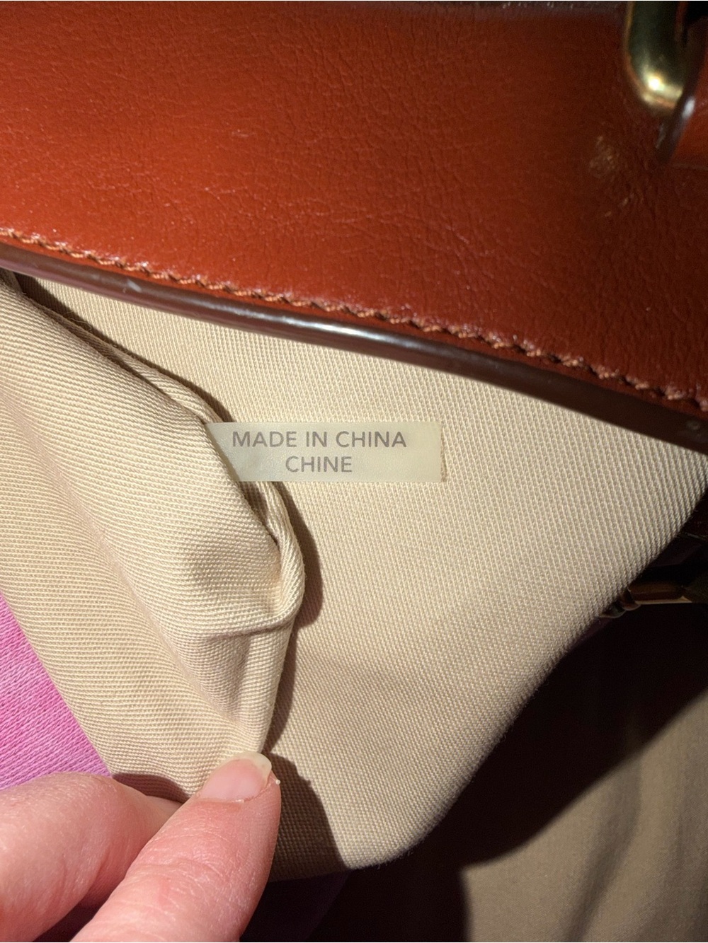 COACH Classic chestnut brown crossbody UEC 9x8x3, top zipper.Strap& 2 handles - Picture 15 of 15